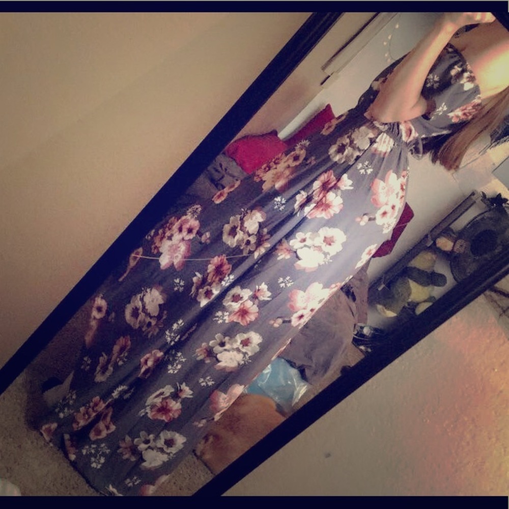 floral dress/romper